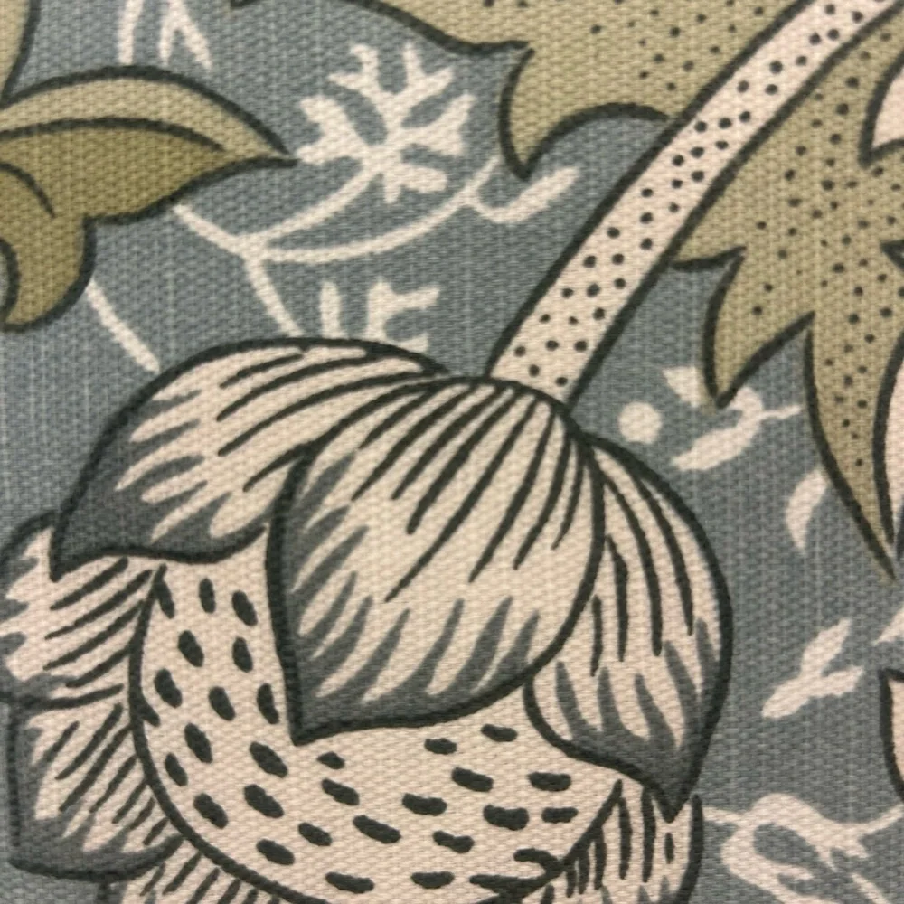 William Morris & Co Shower Curtain CRAY Blue Pink Green 72x72